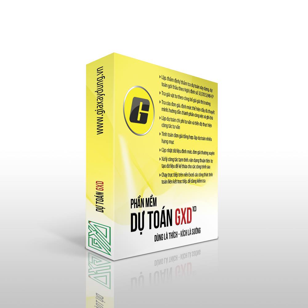 Hướng dẫn sử dụng phần mềm Dự toán GXD