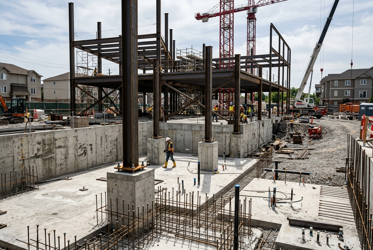 Mô hình 3D thép cổ móng dùng trong bài học đọc bản vẽ, đo bóc khối lượng