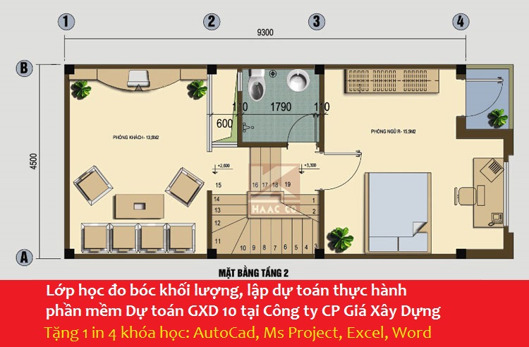 Học đọc Bản vẽ – cách đọc bản vẽ nhà – Bài 1