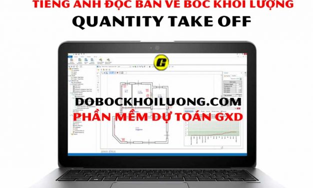 Đọc bản vẽ bóc khối lượng móng và học từ tiếng Anh chuyên ngành xây dựng